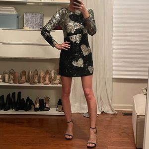 Parker sequin dress, size 4, worn once, perfect NYE dress!